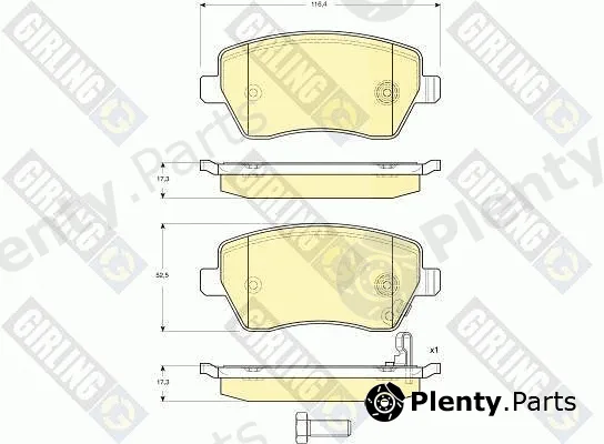 Girling 6133961 — Brake Pad Set, disc brake