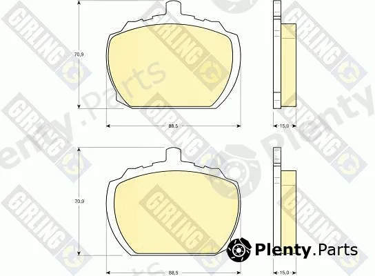 Girling 6103406 — Brake Pad Set, disc brake