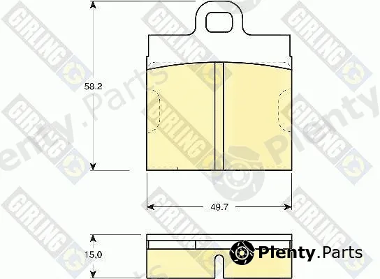 Girling 6101032 — Brake Pad Set, disc brake