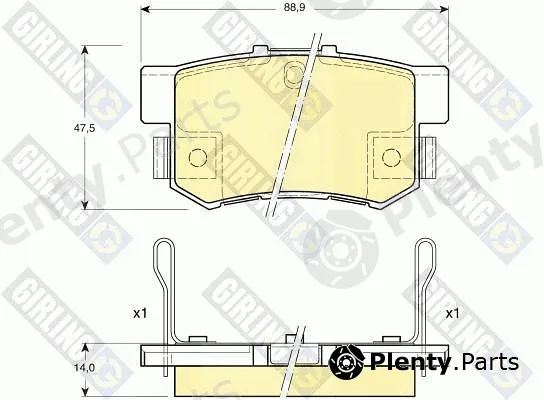 Girling 6131759 — Brake Pad Set, disc brake