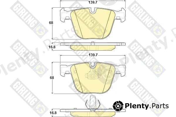 Girling 6115022 — Brake Pad Set, disc brake