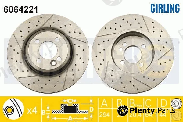Girling 6064221 — Brake Disc