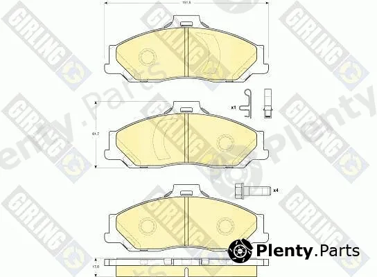 Girling 6133539 — Brake Pad Set, disc brake