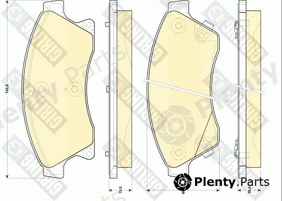 Girling 6118439 — Brake Pad Set, disc brake