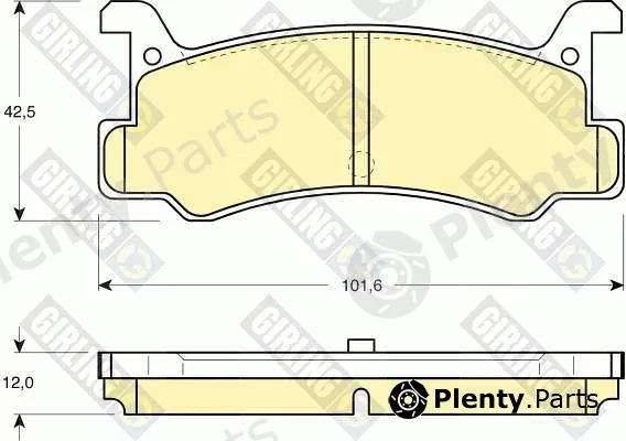 Girling 6103759 — Brake Pad Set, disc brake