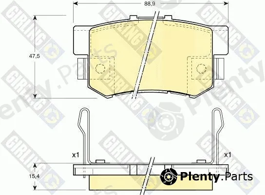 Girling 6131549 — Brake Pad Set, disc brake