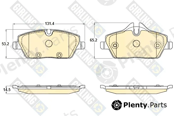 Girling 6120381 — Brake Pad Set, disc brake