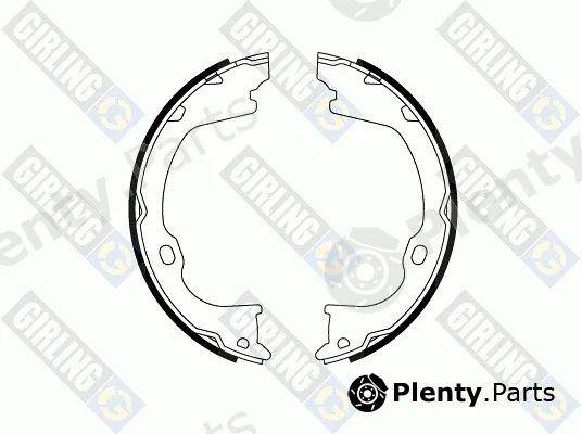 Girling 5188199 — Brake Shoe Set, parking brake