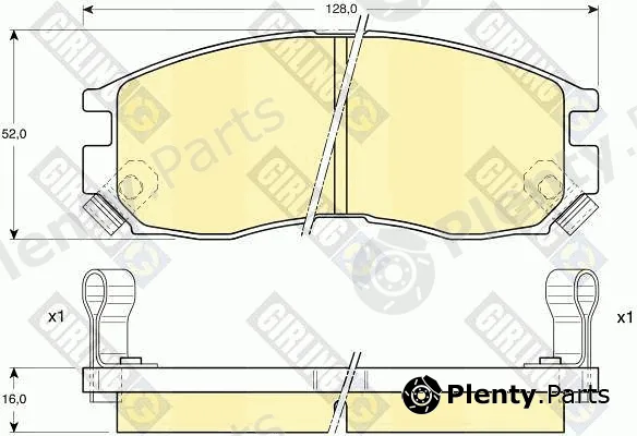 Girling 6111289 — Brake Pad Set, disc brake