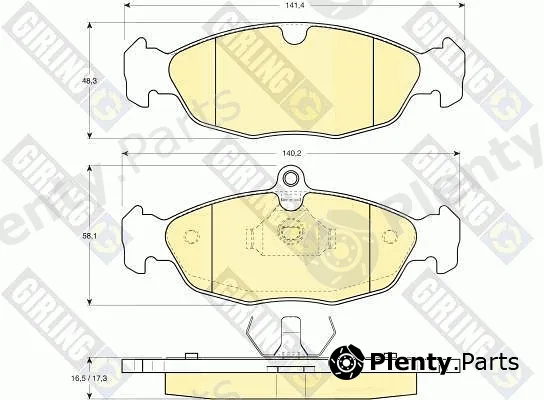 Girling 6110402 — Brake Pad Set, disc brake