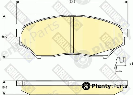 Girling 6132709 — Brake Pad Set, disc brake