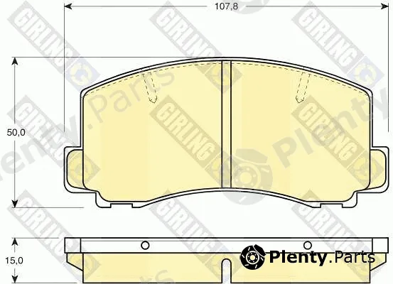 Girling 6103129 — Brake Pad Set, disc brake