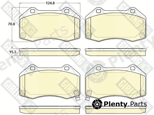 Girling 6119796 — Brake Pad Set, disc brake