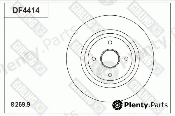 Girling 6044144 — Brake Disc