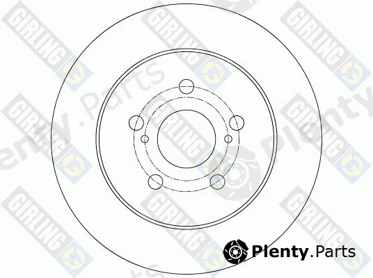Girling 6061454 — Brake Disc