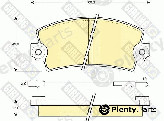 Girling 6113033 — Brake Pad Set, disc brake