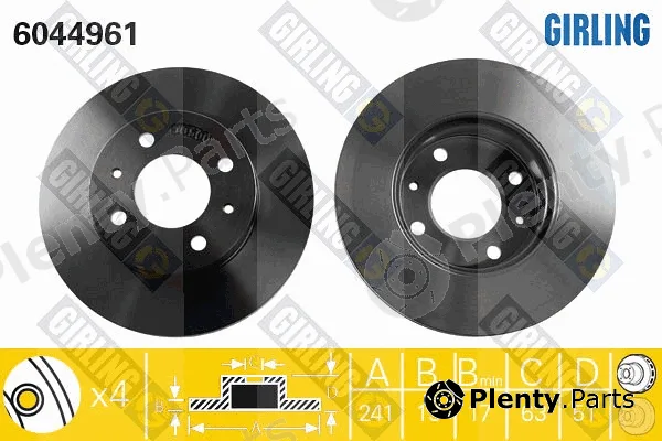 Girling 6044961 — Brake Disc