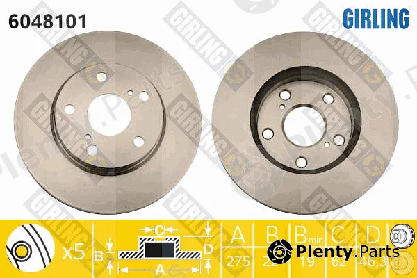 Girling 6048101 — Brake Disc