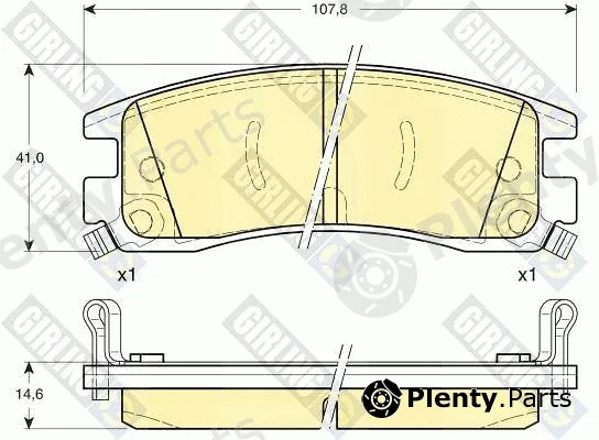 Girling 6113099 — Brake Pad Set, disc brake