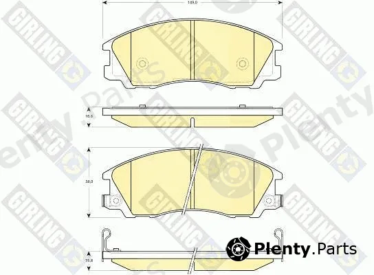 Girling 6132999 — Brake Pad Set, disc brake