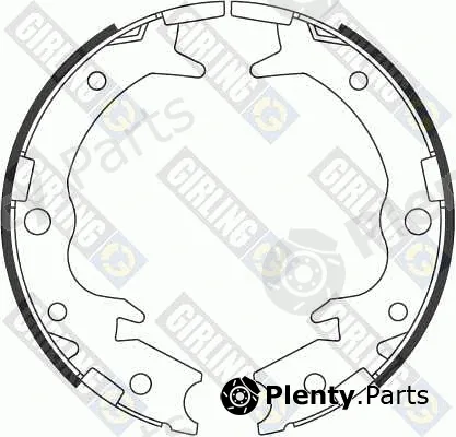 Girling 5186979 — Brake Shoe Set, parking brake