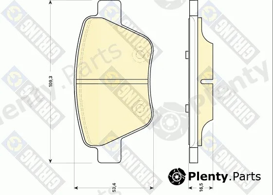 Girling 6118414 — Brake Pad Set, disc brake