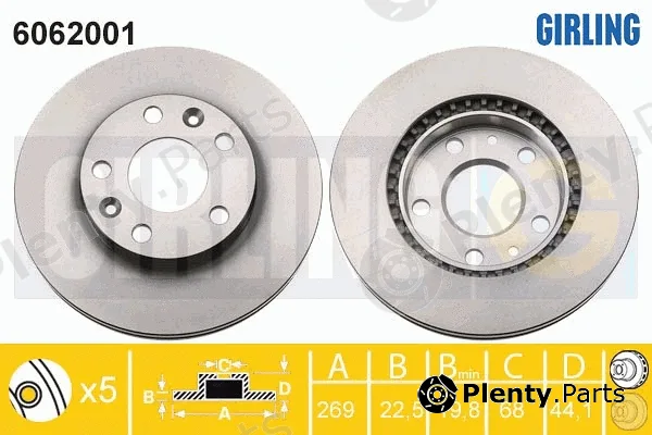 Girling 6062001 — Brake Disc