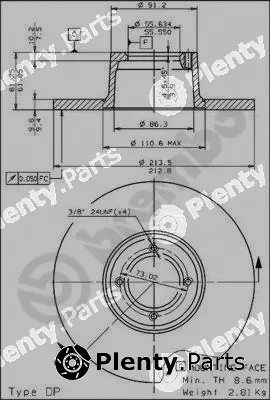AP 14030 — Brake Disc