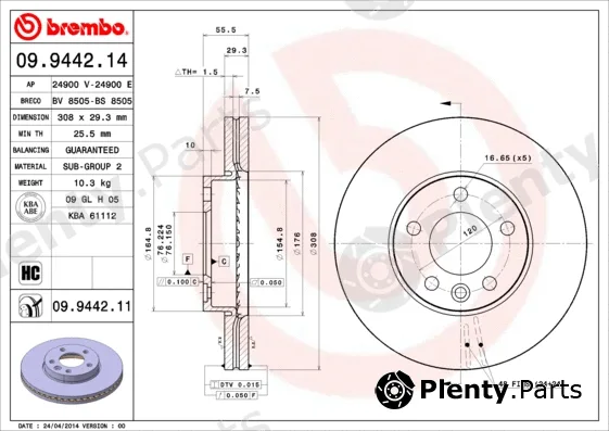 AP 24900E — Brake Disc