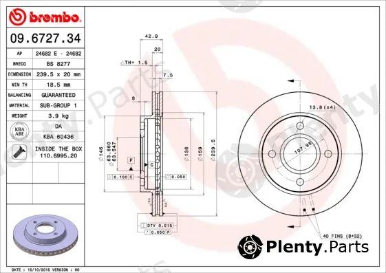 AP 24682E — Brake Disc