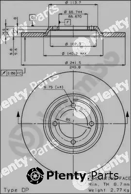 AP 14038 — Brake Disc