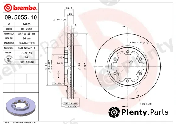 AP 24205 — Brake Disc