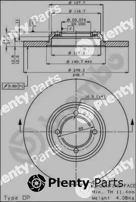 AP 14052 — Brake Disc