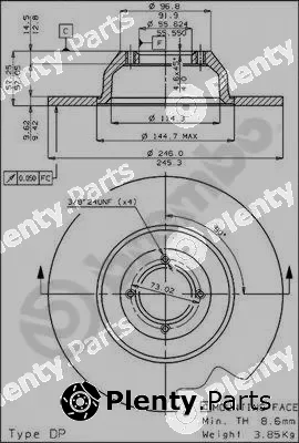 AP 14063 — Brake Disc
