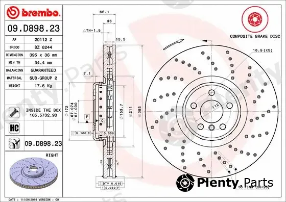 AP 20112Z — Brake Disc TWO-PIECE DISCS LINE