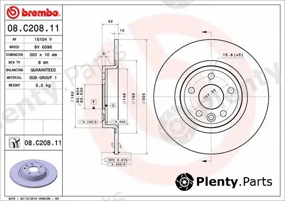 AP 15104V — Brake Disc COATED DISC LINE