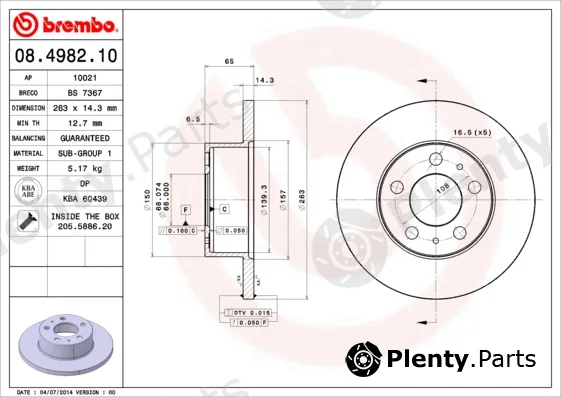 AP 10021 — Brake Disc