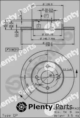 AP 14064 — Brake Disc