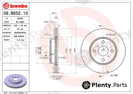 AP 25382 — Brake Disc