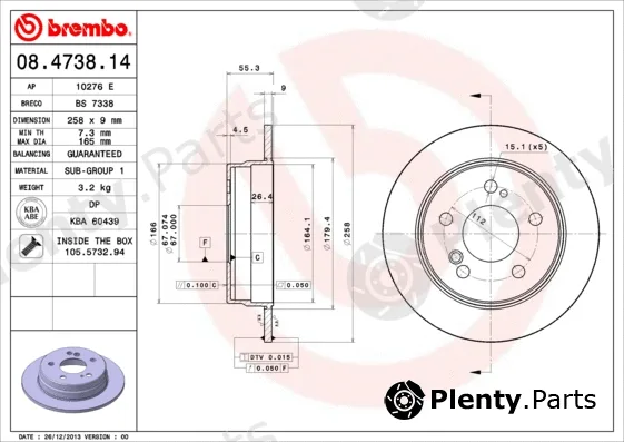 AP 10276E — Brake Disc