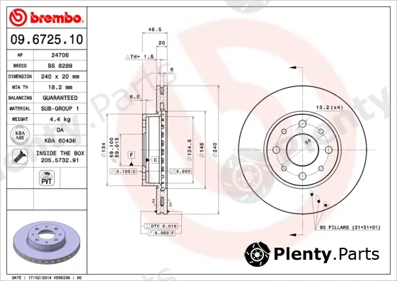 AP 24706 — Brake Disc