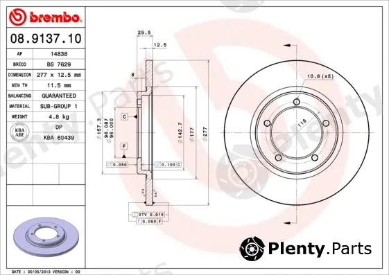 AP 14838 — Brake Disc