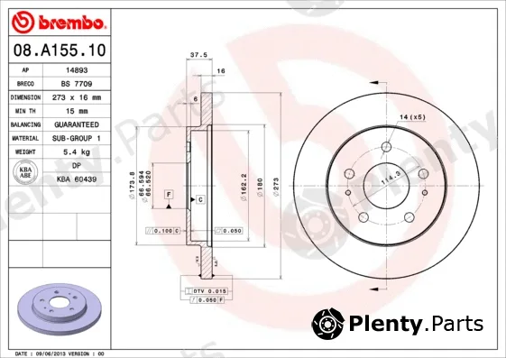 AP 14893 — Brake Disc