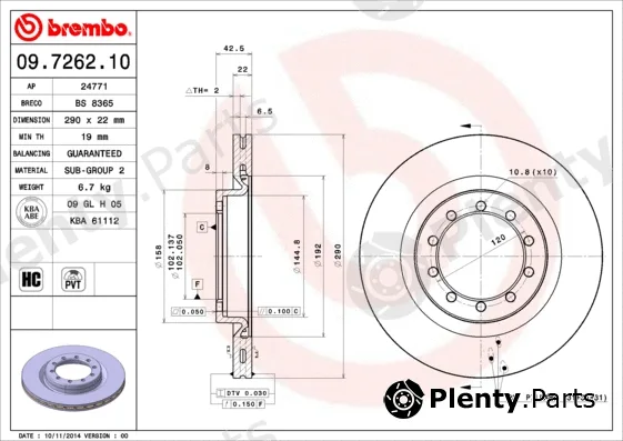 AP 24771 — Brake Disc