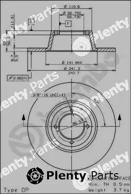 AP 14424 — Brake Disc