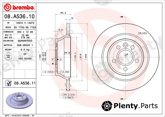 AP 14972V — Brake Disc COATED DISC LINE