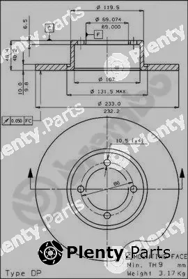 AP 10039 — Brake Disc