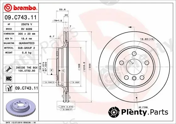 AP 25679V — Brake Disc COATED DISC LINE