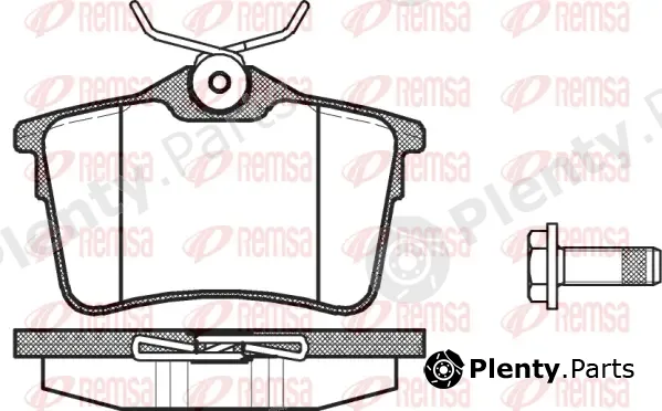 Kawe 138200 — Brake Pad Set, disc brake