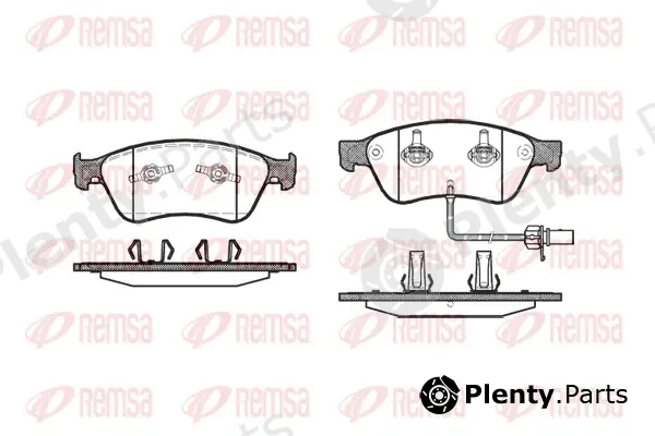 Kawe 105602 — Brake Pad Set, disc brake